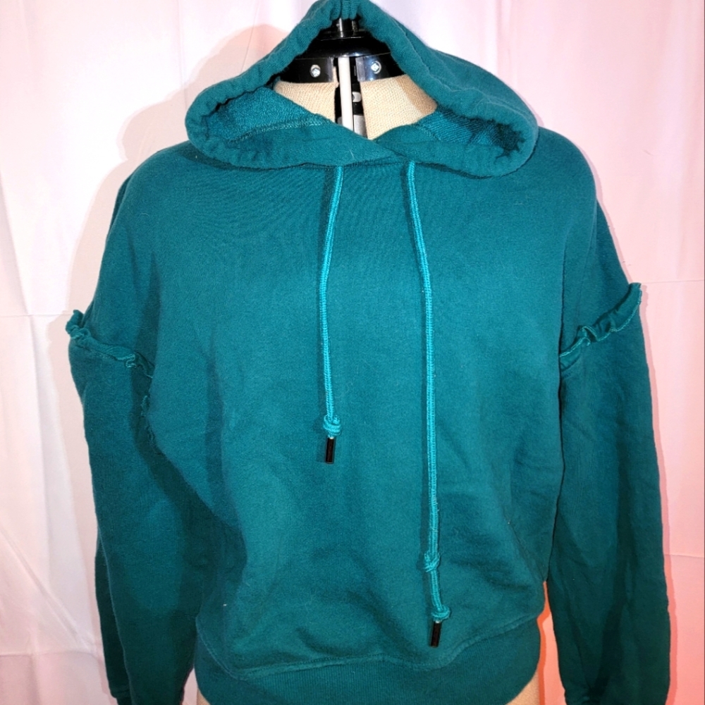 Cynthia Rowley Teal hoodie